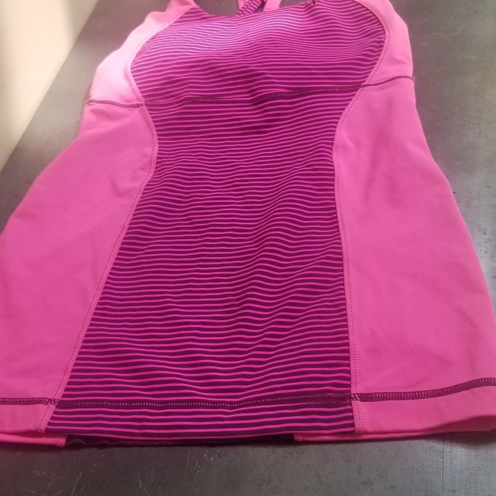 Lululemon horizontal striped tank